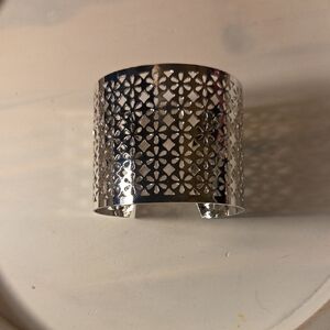 Elegant Silver Cuff Bracelet
